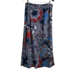 Cato Maxi Skirt Women L‎ Colorful Boho Floral Whimsical Artsy Hippie Festival